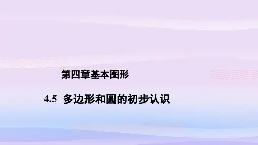 北师大版七年级数学上册4.5 多边形和圆的初步认识 课件 教学课件