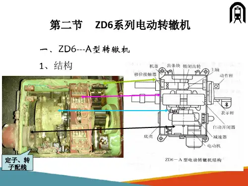 城市轨道交通道岔转辙设备—ZD6系列电动转辙机