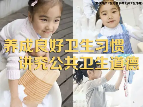养成良好卫生习惯ppt课件
