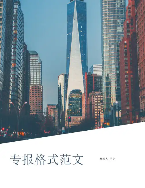 整理专报格式范文_附件2信息报送格式