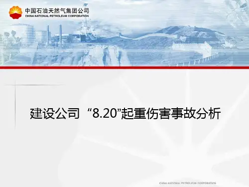 建设公司8.20起重伤害事故情况多媒体汇报材料