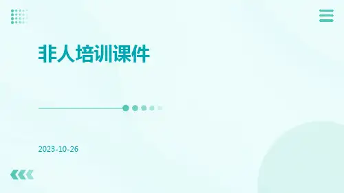 非人培训课件