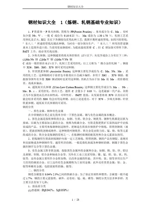 钢材知识大全