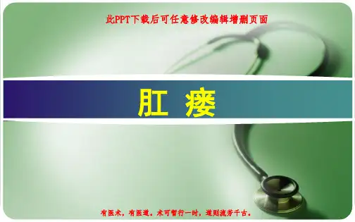 肛瘘ppt成品课件