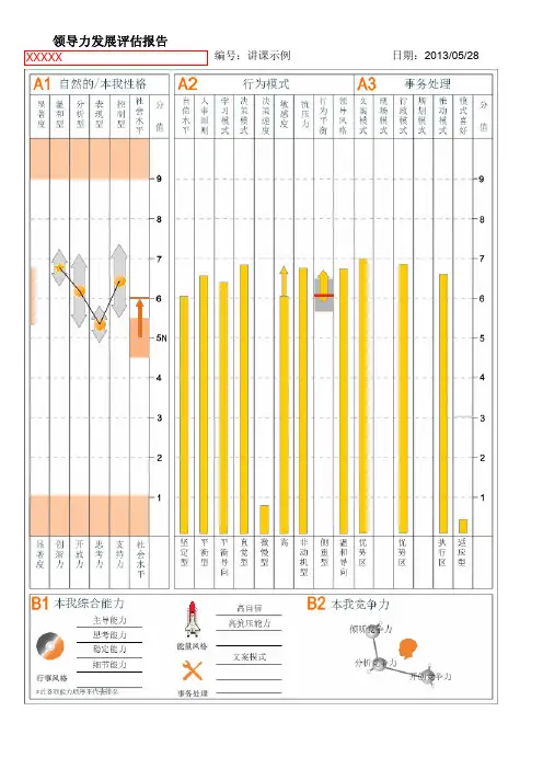 领导力测评报告样例
