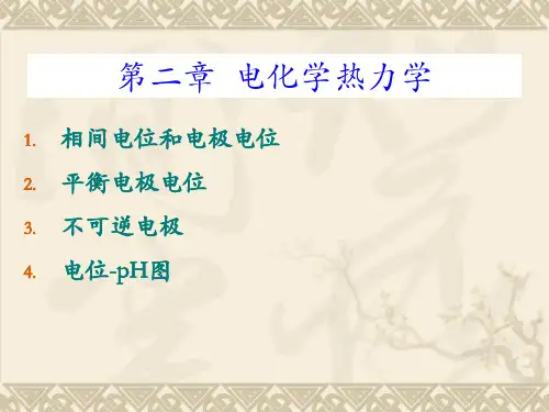 电化学原理-第二章-电化学热力学