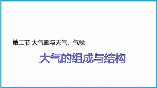 鲁教版必修1大气圈与天气、气候(12张PPT)