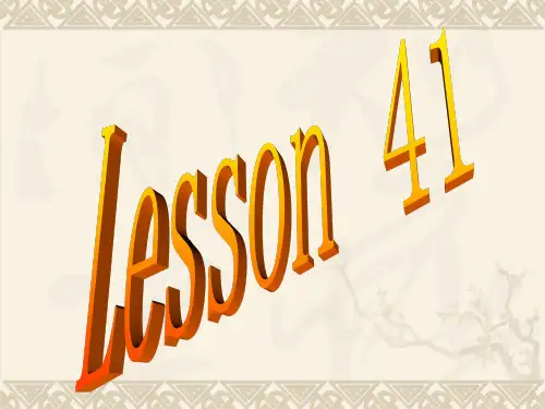 冀教版英语七年级上册《Unit6 Let’s go》(lesson41)课件之一