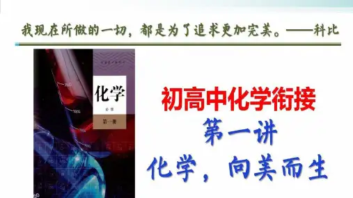 绪言课件(1)化学人教版高中化学必修第一册(共28页)