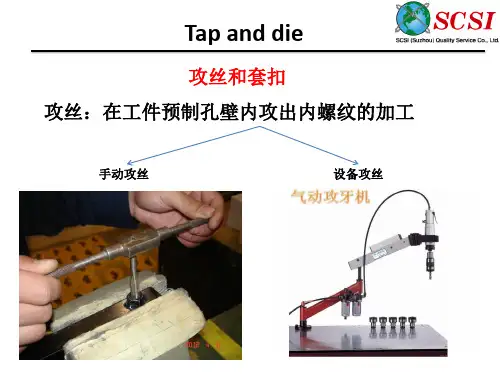 攻丝和套扣-tap and die