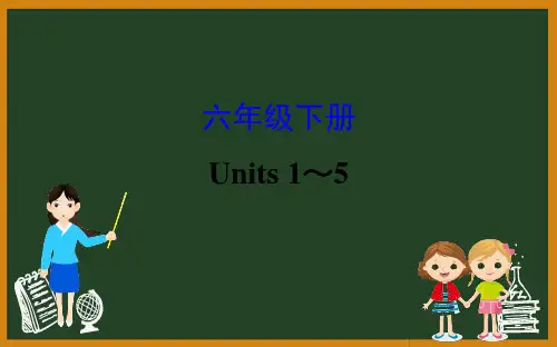 2024年鲁教版中考英语一轮复习六年级下册Units+1～5课件