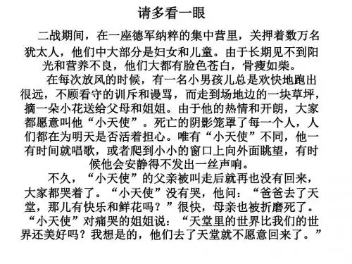 《一个人的遭遇》