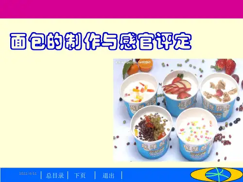 面包的制作与感官评定
