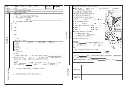 世界地理——南亚(二)