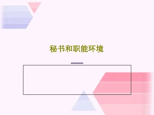 秘书和职能环境共93页