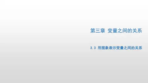 3-3 用图象表示变量之间的关系-七年级数学下册同步精品课件(北师大版)