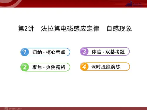 人教版高中物理一轮复习课件：9.2法拉第电磁感应定律  自感现象