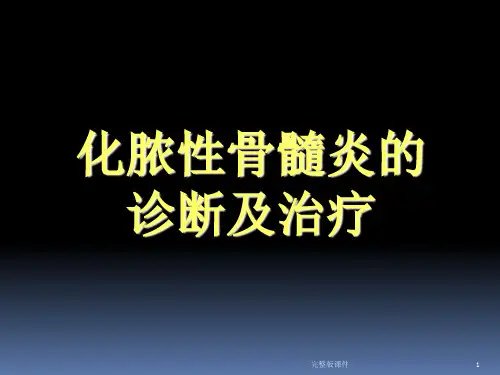 骨髓炎ppt课件