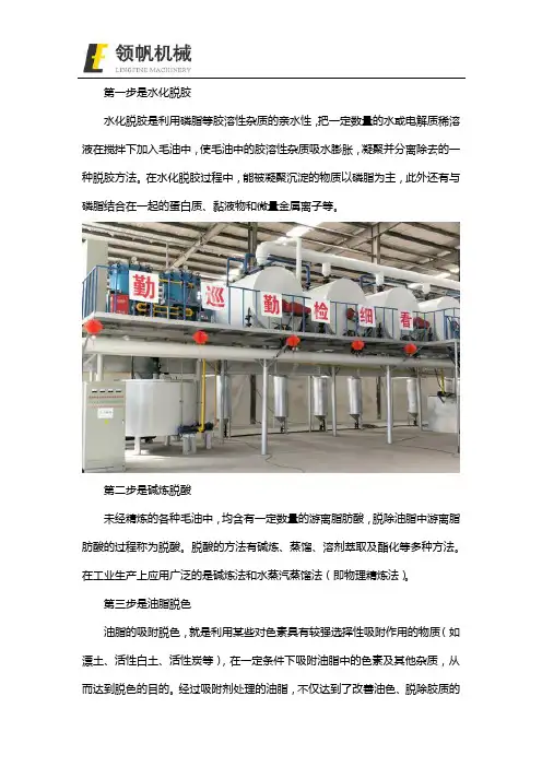 小型动物油设备工艺流程