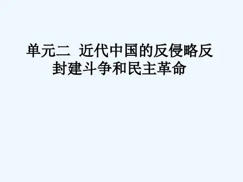 高中历史北师大版必修1课件：第5课鸦片战争和太平天国运动