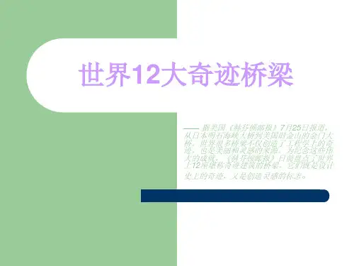 世界12大奇迹桥梁