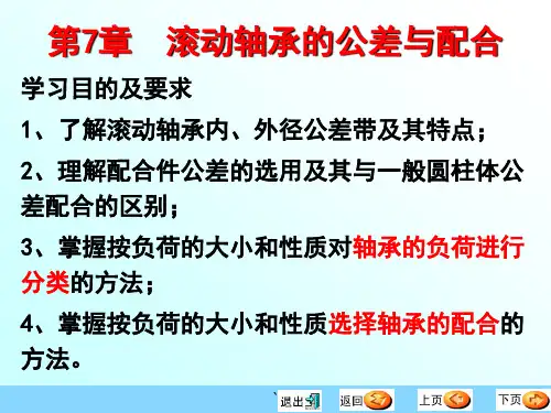滚动轴承的公差与配合10