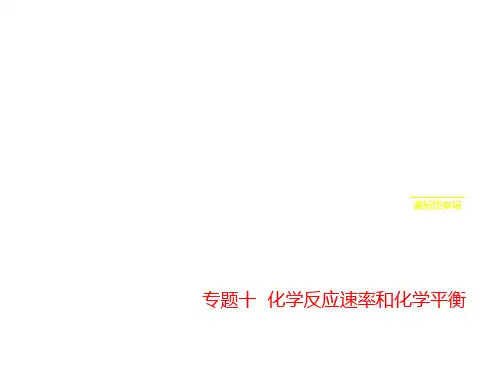 高三化学高考备考一轮复习专题10化学反应速率和化学平衡1_1.讲解部分课件