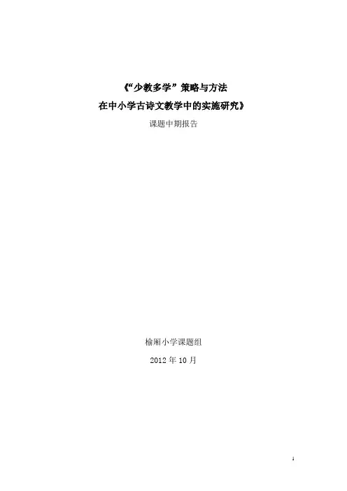 中期报告
