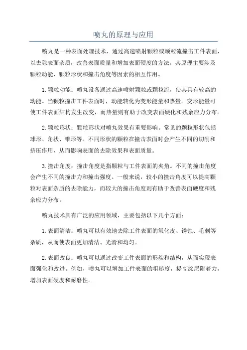 喷丸的原理与应用