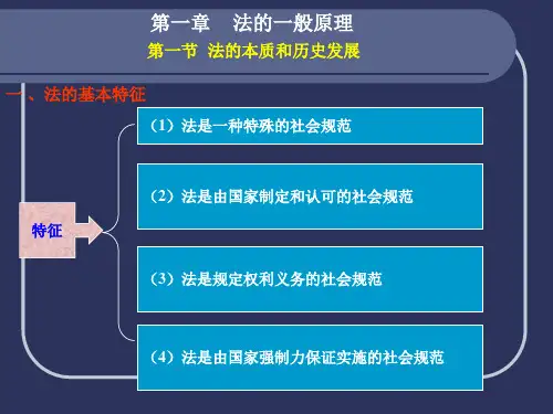 法学概论第一章-法的一般原理优选全文