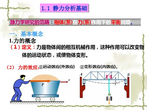 平面构件的受力分析