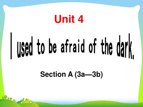 【最新】人教版初中英语课标版 九年级第四单元Section A (3a—3b) (共18张PPT)