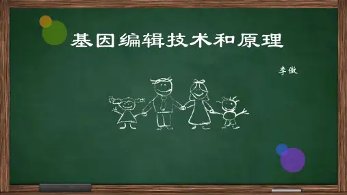 基因编辑技术和原理资料
