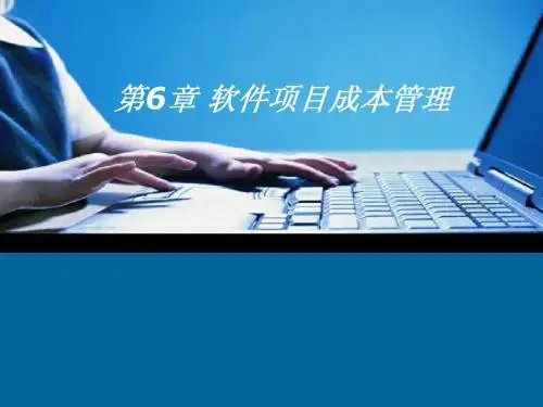 第06章 软件项目成本管理