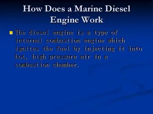 02 How Does a Marine Diesel Engine Work