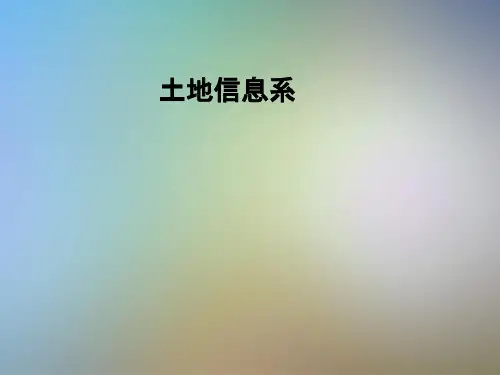 土地信息系统课件