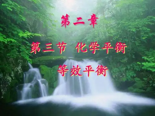 高中化学7等效平衡