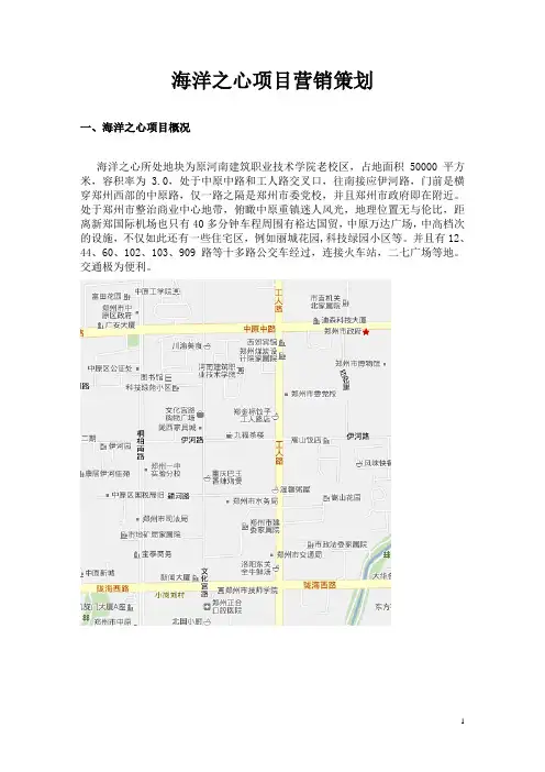 海洋之心项目营销策划