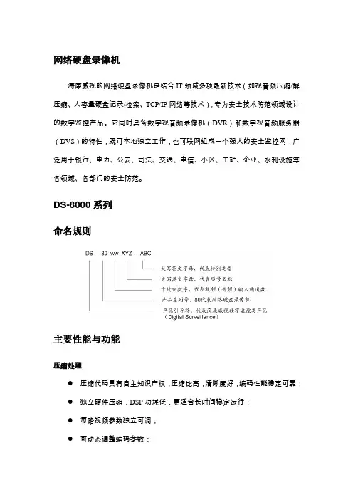 海康威视产品手册第六版