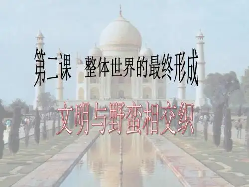 文明与野蛮相交织