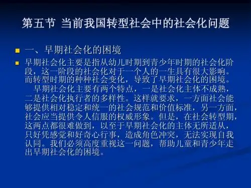 第六章人的社会化(二)