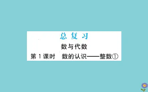 2020版六年级数学下册总复习数与代数1数的认识_整数①课件北师大版