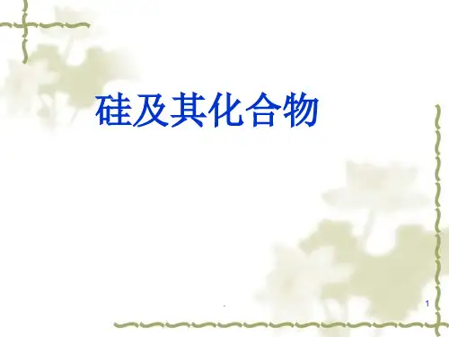 硅及其化合物PPT课件
