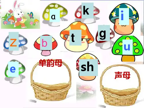 部编版小学语文一年级上册拼音aieiui优秀PPT课件 图文