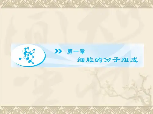 (教师用书)高中生物 第1章 第1+2节 分子和离子(选学)无机物(含前言)同步备课课件 浙科版必修1