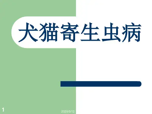 《犬猫寄生虫病》PPT课件