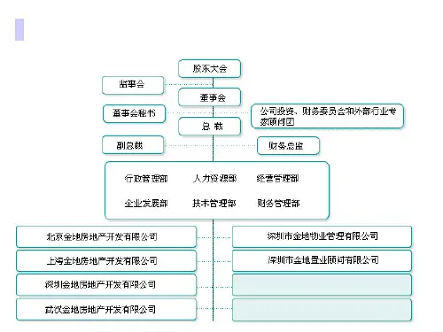 万达集团组织机构图 ppt课件