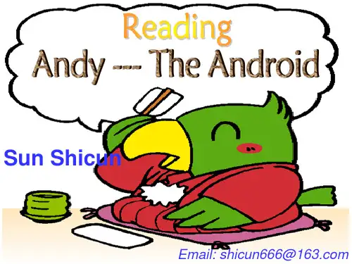 Unit 3 Andy-The Android(ReaddingII)