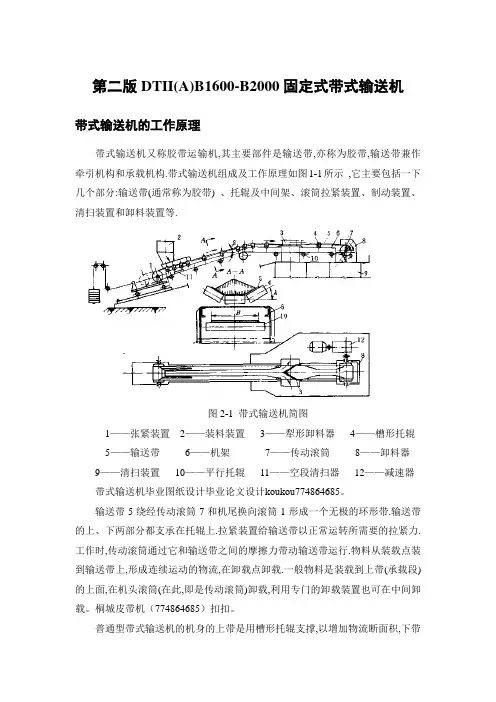 新版DTII(A)B1600-B200型带式输送机图纸资料