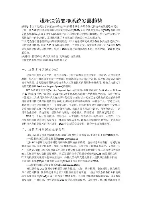 DSS论文